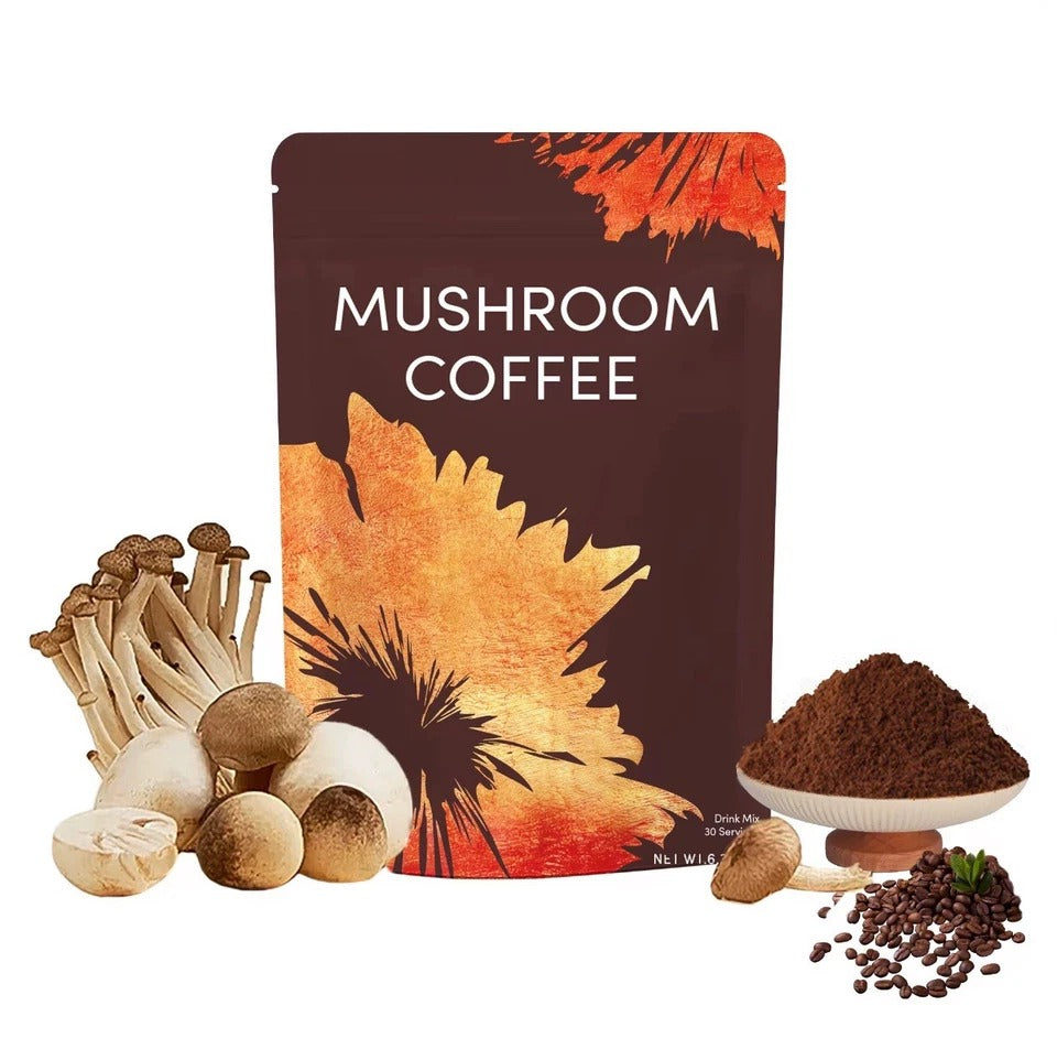 King Oyster Mushroom Coffee 7-in-1 Arabian Coffee Energy/focus/Gut/Mental +more!