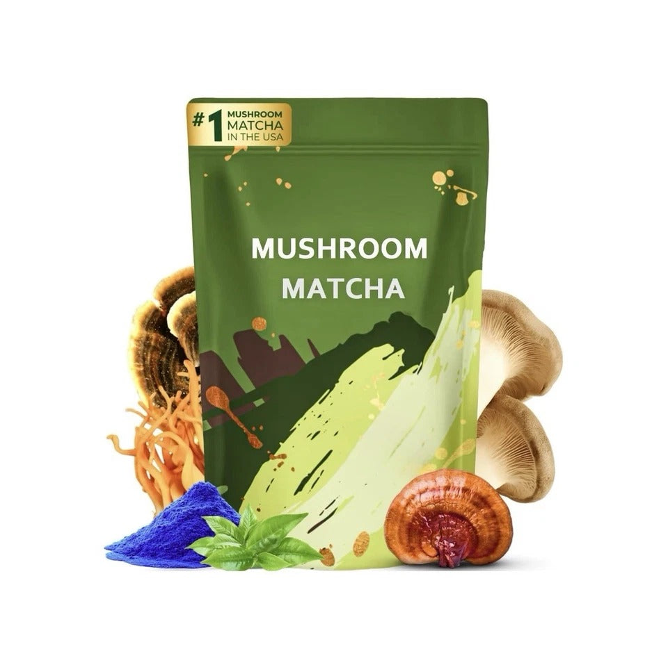 Mushroom Coffee + Matcha + Cacao Superfood Bundle | 7-in-1 ENERGY/FOCUS/GUT SUPP