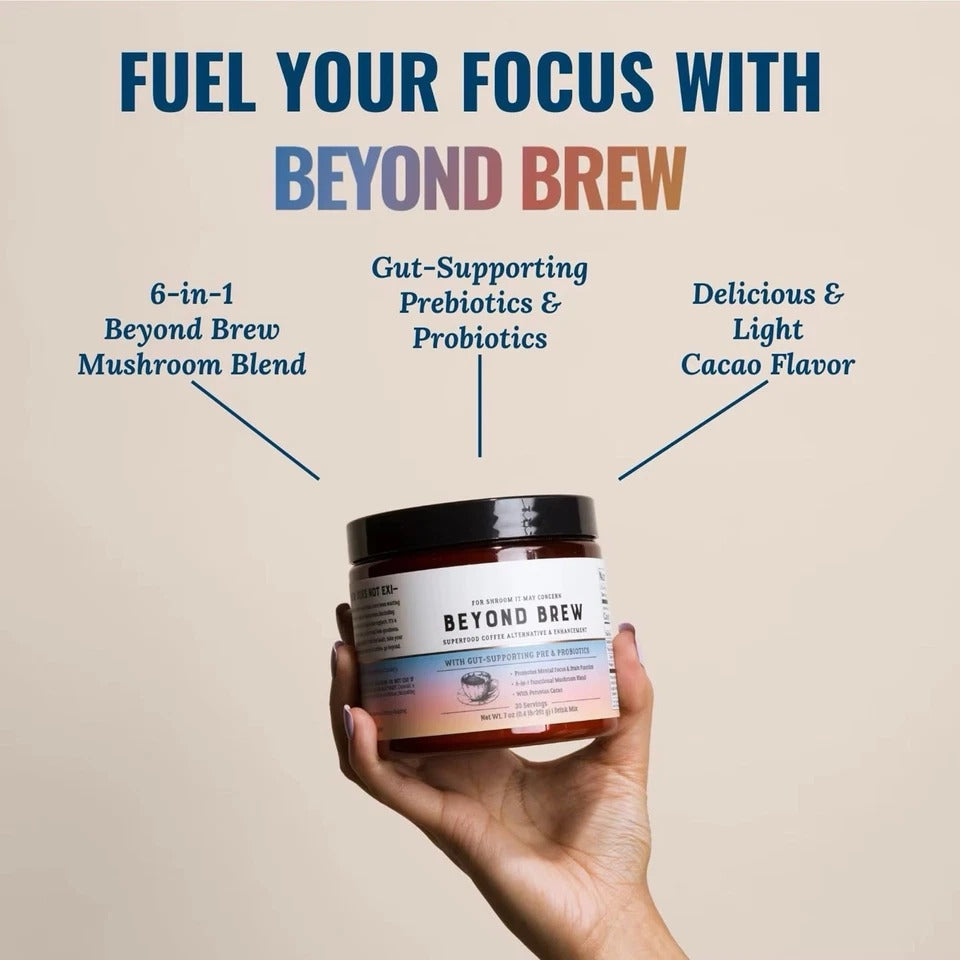 Mushroom Coffee + Matcha + Cacao Superfood Bundle | 7-in-1 ENERGY/FOCUS/GUT SUPP