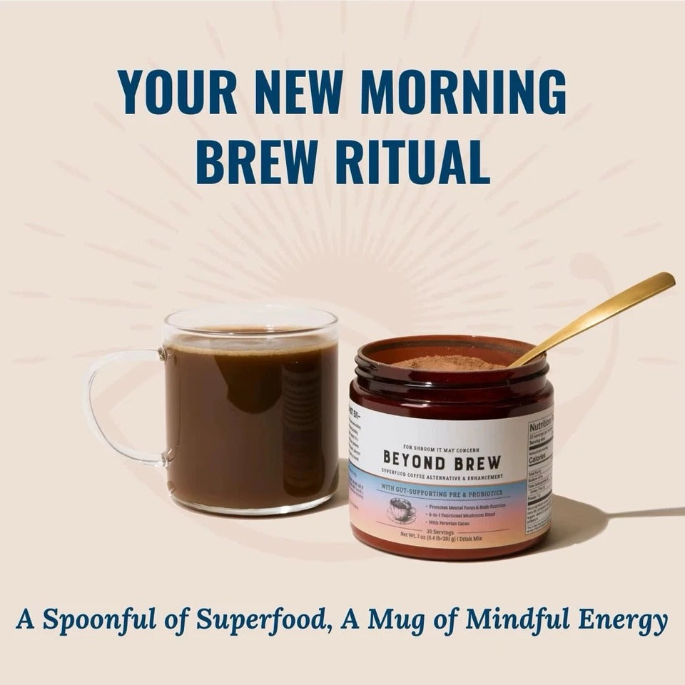 Mushroom Coffee + Matcha + Cacao Superfood Bundle | 7-in-1 ENERGY/FOCUS/GUT SUPP